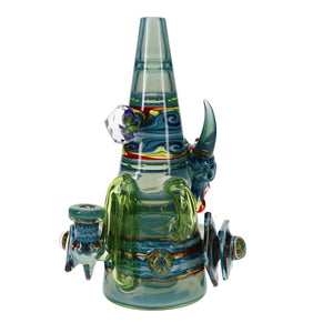 Cowboy Glass X Rad Glass Racer Cone Collaboration Recycler