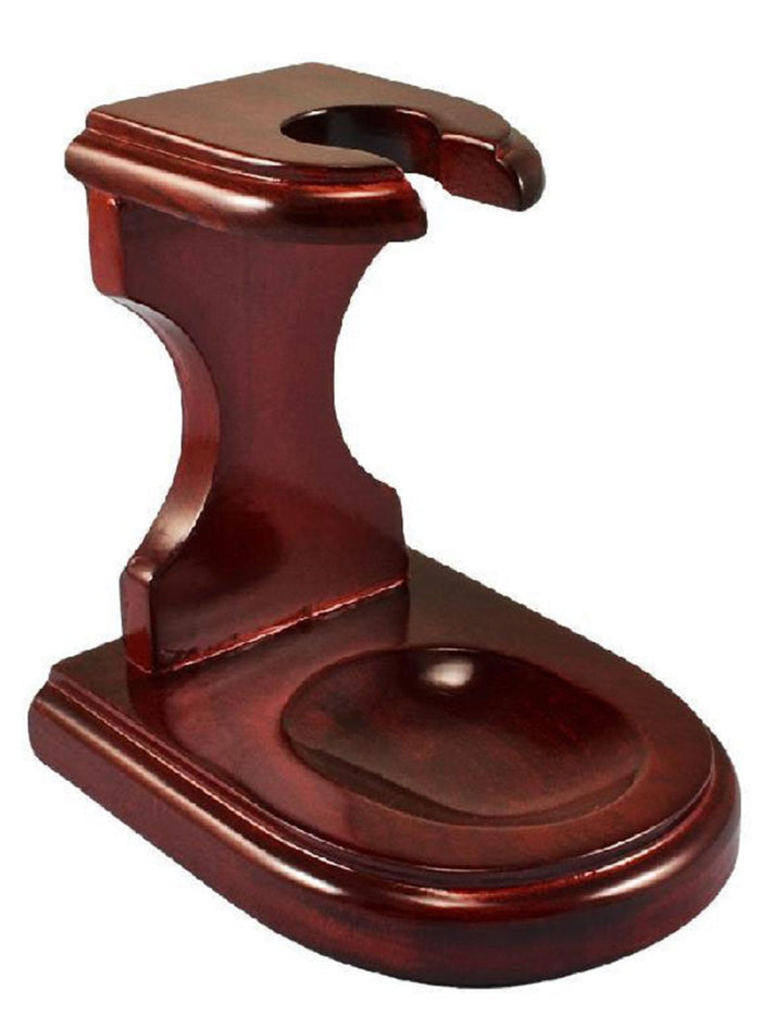 Decorative African Wood Pipe Stand - 3"x4"